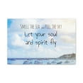 thumbnail image 4 of Inspirational Wall Art Smell The Sea And Feel The Sky Motivational Print Ready to Hang Artwork Unframed, 4 of 18