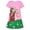 Pink, variant on Girls Dress Tee Shirt Forest Tree House Applique Squirrel Short Sleeve 3 Years