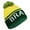 BRAZIL, variant on 12 inch National Flag Color Acrylic Beanie with Pom Pom - MEXICO / Green