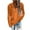 Orange, variant on UAMVSH Hoodies for Women Comfy Button Long Sleeve Drawstring Hooded Sweatshirts Trendy Knitted Ribbed Casual Pullover Tops(X-Large,Orange)