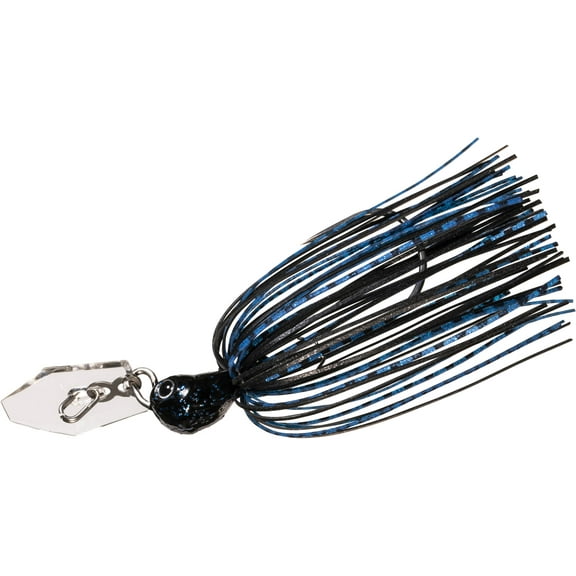 Z-Man Chatterbait Jackhammer Stealthblade Bladed Jig Black Blue 1/2 oz