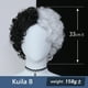 thumbnail image 2 of Peluca Blanca Y Negra, Disfraz De Cosplay, Pelo Sintético Para Mujer, Pelo Corto Para Juego De Rol Para Cosplay, Fiesta De Navidad Y Halloween Advancent CE007669-02, 2 of 6