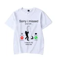 thumbnail image 6 of Men's T-shirts Fishing Funny Sorry I Missed Your Call I Was On My Other Line Fisherman Dad Classic Men T Shirt Camisetas Male, 6 of 22