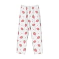 thumbnail image 6 of Uemuo Hand Drawn Strawberry Pattern Men's Wide Leg Palazzo Lounge Pants with Pockets Light Weight Loose Comfy Casual Pajama Pants-X-Large, 6 of 9