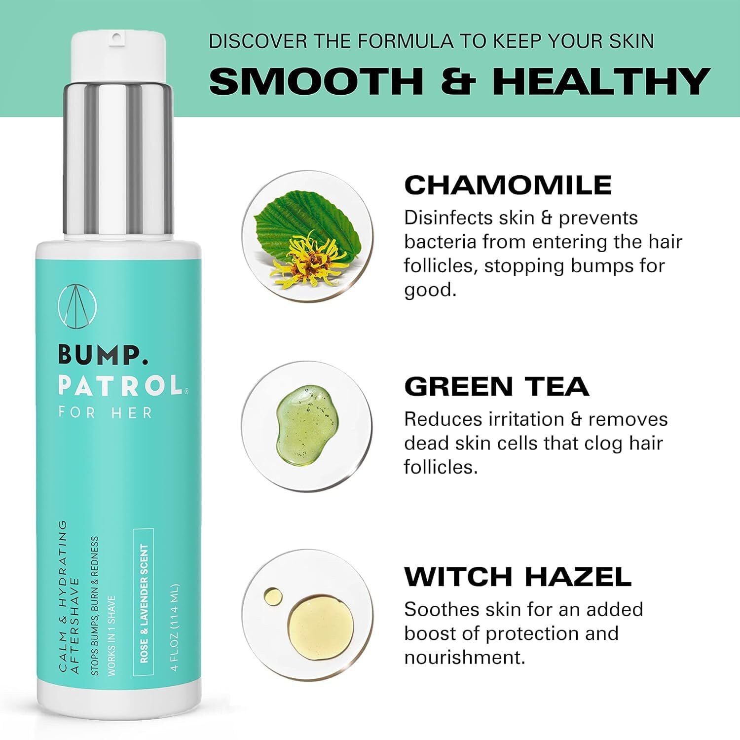 Bump Patrol for Her Calm and Hydrating Aftershave 2oz