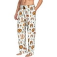 thumbnail image 2 of Daiia cute Rainbow Animal Men's Sleep Pant with Pockets and Drawstring,Pajama Pants-Large, 2 of 9