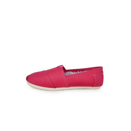 

UKAP Womens Loafers Memory Foam Slip-On Shoes Casual Flats Comfortable Loafer Driving Canvas Shoe Non-Slip Breathable Watermelon Red 5