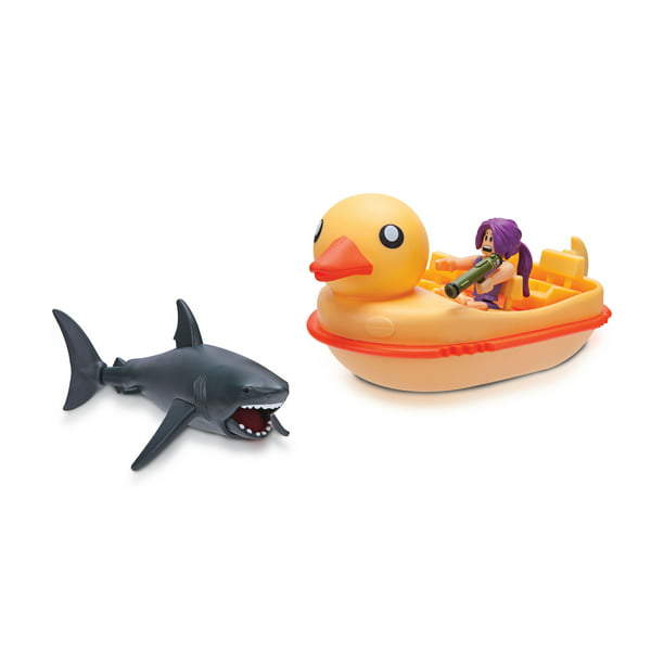 Roblox Celebrity Collection Sharkbite Duck Boat Vehicle Includes Exclusive Virtual Item Walmart Com Walmart Com - duck pajamas roblox