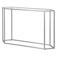 thumbnail image 6 of Evelyn&Zoe Beck 48" Wide Hexagonal Console Table, Silver, 6 of 8