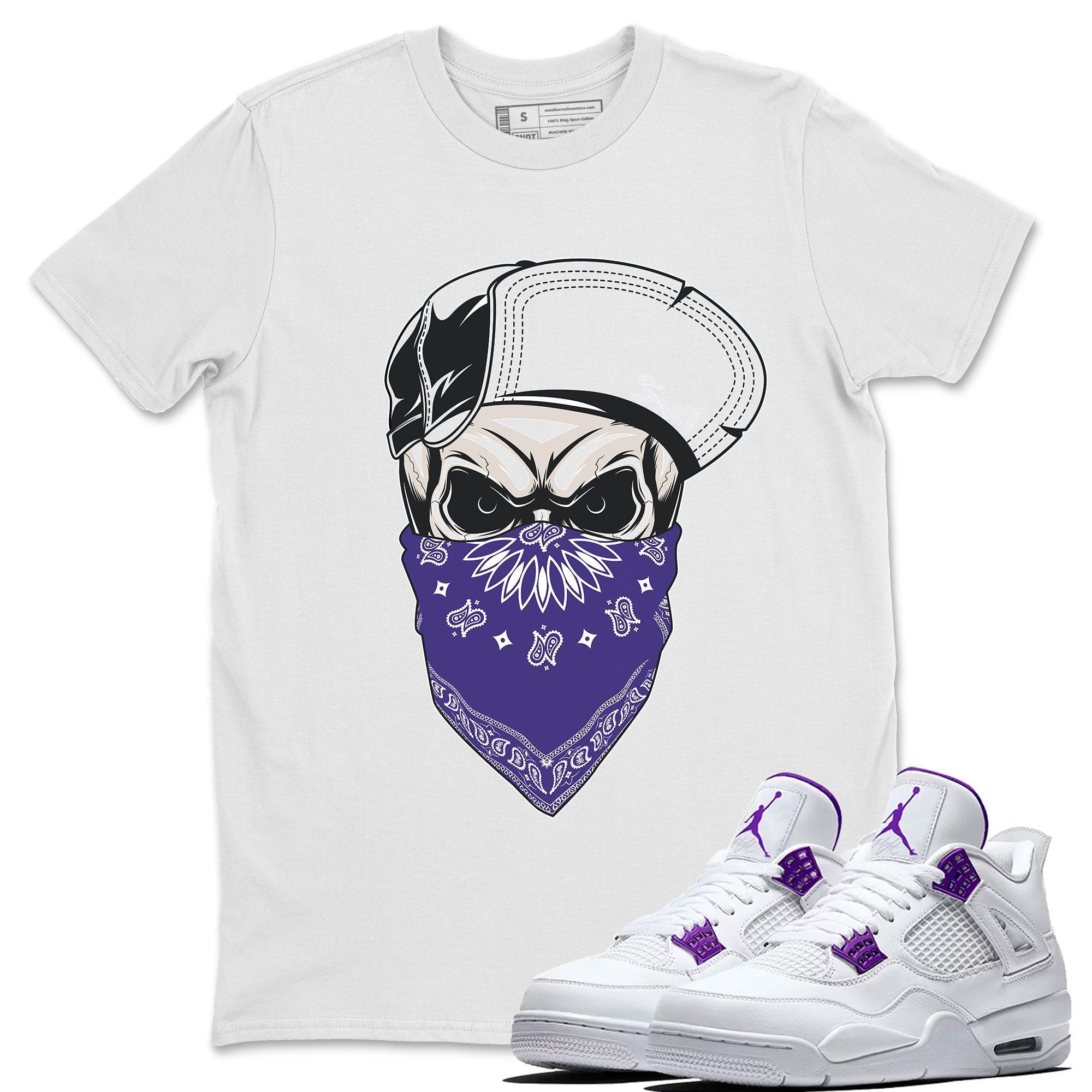 Skull Hat Mask T-Shirt Jordan 4 Court 
