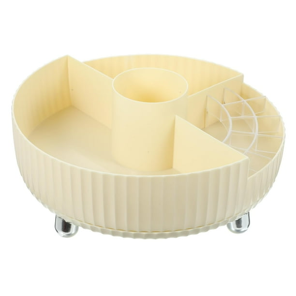 Organizador de maquillaje giratorio, soporte giratorio para condimentos, organizadores y almacenamiento para el cuidado de la piel, soporte giratorio para el cuidado de la piel de cocina