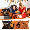 thumbnail image 4 of SDJMa Halloween Decor Pillow Covers 18x18 Halloween Decorations Farmhouse Outdoor Fall Pillows Decorative Throw Cushion Case for Home Couch, 4 of 8
