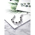 thumbnail image 4 of Gem Stone King 6.12 Cttw Black Onyx Tennis Bracelet for Women | 925 Sterling Silver | Oval 7X5MM | Gemstone Birthstone | 7 inch with 1 inch Extender, 4 of 4