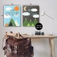 thumbnail image 4 of Stupell Industries Seek Adventure Move Mountains Text & Numbers Painting Wrapped Canvas Art Print Wall Art, 24 x 30, Set of 2, 4 of 8
