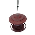 thumbnail image 4 of Comedero para Pájaros Al Aire Libre Comedero para Pinzones con Cordón Ajustable Comederos para Cardenales Colgando en El Exterior Comedero para Loros Marrón, 4 of 8