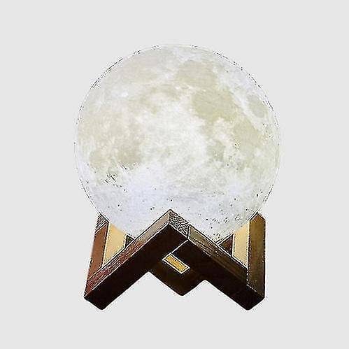 Lámpara de noche de luna 3d recargable #yg