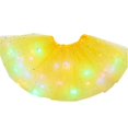 thumbnail image 1 of GirlsKidsNeonLedTutuSkirtPartyStageDanceWearPleatedLayeredTulleLightUp, 1 of 3
