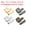Light Gold/Black/Silver/Bronze, variant on Uxcell Zipper Repair Kit, Metal Zipper Latch Slider Retainer Insert Pin Top Bottom Stoppers, Fit for Jacket Coat Light Gold #3 #5 #8 #10
