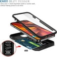 thumbnail image 3 of 12 Case for 12 Pro Case for iPhone 12/12Pro,with Stand & Camera Cover,Military Grade Drop Protection Phone Case-Black, 3 of 12