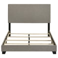 thumbnail image 4 of Dorian Fabric Upholstered Full Panel Bed Taupe, 4 of 8