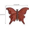 thumbnail image 4 of Arte de pared de mariposa de Metal, decoración de pared de mariposa rústica de hierro 3D, escultura de pared inspirada, decoración colgante de mariposa para el patio del jardín del hogar JFHHH pequeña, 4 of 5