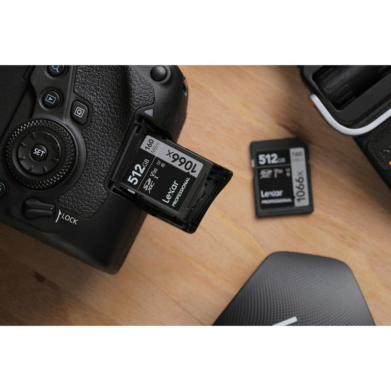 Lexar 512 GB SDXC UHS-I Card, High Quality Memory Card, Durable