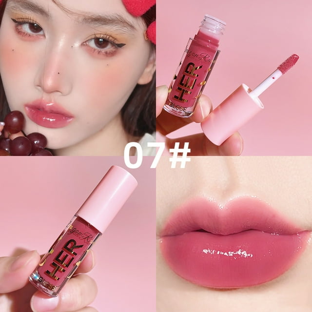 Fiudx Luguang Mirror Water Lip Glaze Lápiz Labial Brillo Labial Hidratante y Humectante Esmalte Labial Toot Jelly Glass Brillo Labial