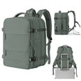 thumbnail image 1 of Carry on Backpack 45L Expandable Travel Backpack Airplane Approved Weekender Bag Water Resistant Laptop Backpack for Men Women DMH, 1 of 7
