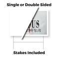 thumbnail image 3 of Jesus the Way the Truth the Life Yard Sign 2 Pack of 12 Inch x 16 Inch Double Sided Weatherproof Heavy-Duty Plastic with Stake | Christian Faith, Biblical Message, Durable Material |, 3 of 7