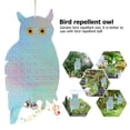 thumbnail image 2 of CNKOO 2 Pack Owl Decoy Bird Repellent Scarecrow Hanging Reflective for Garden, 2 of 7