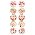 thumbnail image 2 of Paquete de 10 pegatinas para ventana del Año Nuevo Chino 2024 con adornos de dragón Estilo D, 2 of 9