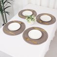 thumbnail image 6 of Unique Bargains Farmhouse Placemats Set of 6 Woven Placemats Coffee, 6 of 6