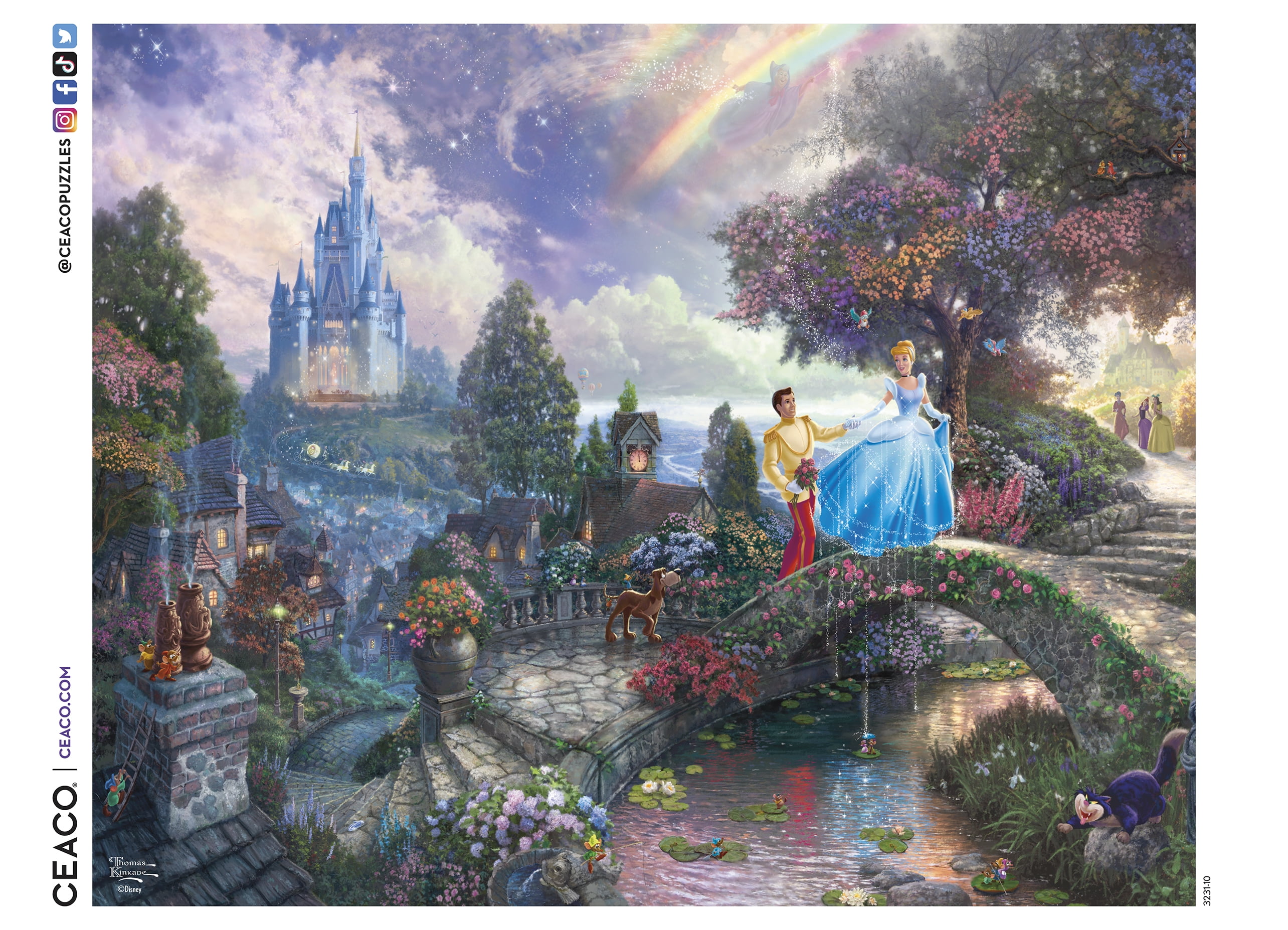 Disney Cinderella's Reflection 1000ピース Amazon.com: Ravensburger Disney Collector's Edition