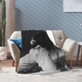 thumbnail image 5 of Funny Graphic Blanket for All Seasons Soft Lightweight Flannel Throw Blanket Aesthetic Warm Air Conditioner Blanket for Couch Bed Living Room 60"X50", 5 of 6