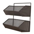 thumbnail image 3 of GROWTH TANK Double Layer Storage Basket Sturdy Hanging Fruit Basket for Kitchen Cabinets, 3 of 9
