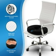 Everlasting Comfort Donut Pillow 2-in-1 Ergonomic Memory Foam Seat Cushion & Hemorrhoid Pillow