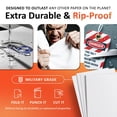 thumbnail image 2 of TerraSlate Premium Waterproof Printer Paper, 8.5 x 11 Inches, 8 MIL, 500 Sheets, 2 of 6