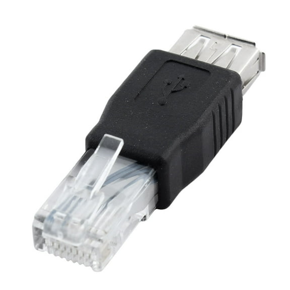 Unique BargainsUSB 2.0 Female to RJ45 Male Ethernet Adapter Converter Connector