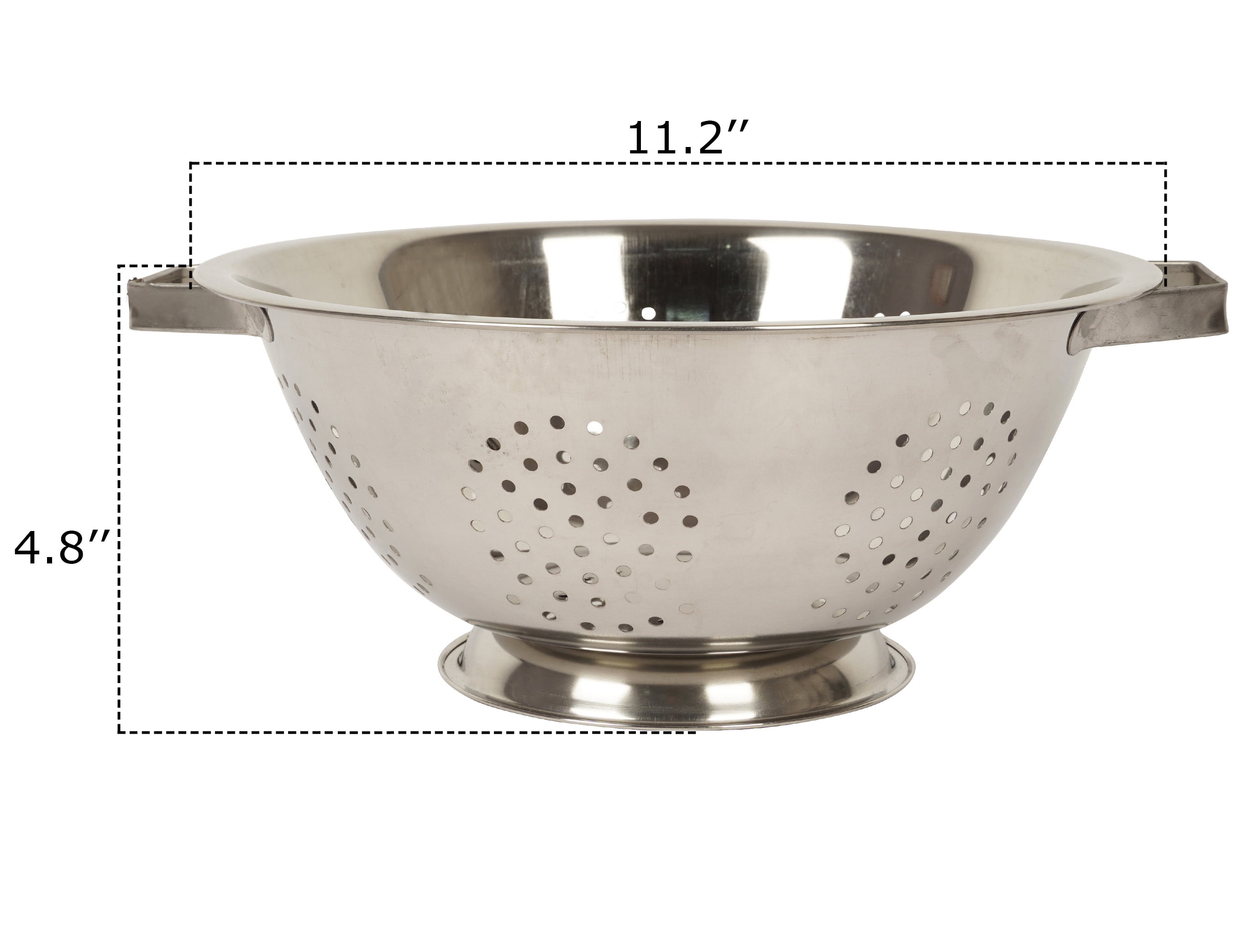 Trifri Stainless Steel Colander Safe Kitchen Strainer With Large Stable Base Self,Draining Bowl W/ - Walmart.com