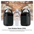 thumbnail image 4 of 25W Voice Amplifier Wireless Microphone Audio Blue-tooth Speaker Megaphone Loudspeaker Recording FM Radio ,Comfortable and Portable, 4 of 6