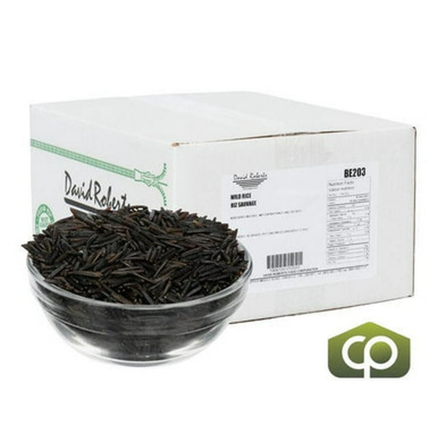 David Roberts Riz Sauvage 100 % Grains Entiers Sac de 2 Kg/4,4 Lb