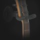 thumbnail image 3 of Gancho de suspensión de montaje en pared para guitarra, soporte de Metal para bajo eléctrico acústico, accesorios universales para instrumentos, color negro, redondo, 4 Uds., 3 of 4