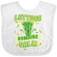 thumbnail image 3 of Inktastic Lettuce Romaine Calm Boys or Girls Baby Bib, 3 of 4