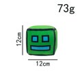 thumbnail image 2 of geometría tablero juego felpa muñeca almohada verde, 2 of 4