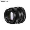 Andoer 35mm F1.2 Manual Focus Camera Lens Large Aperture APS-C Compatible with Sony A6600/A6500/A6400/A6300/A6100/A6000 E-Mount Mirrorless Cameras