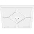 thumbnail image 4 of Ekena Millwork CMP16EY-02000 16 Po OD x 2 Po ID Carré Embry Architecture Grade PVC Contemporain Plafond Médaillon, 4 of 4