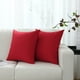 thumbnail image 4 of Fundas de almohada decorativas Jeneoo, 2 unidades, 50 x 50 cm, lino rojo, 4 of 7