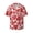 Hearts, variant on Ladybug Pattern Print Men's Wrinkle Free Untucked Cuban Shirt Business Casual Button Down Shirts Short Sleeve Shirt