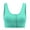 AQUA, variant on Women's Sexy Snap Trim Front Knit Ribbed Casual Basic Crop BraTank Top