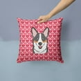thumbnail image 2 of Carolines Treasures BB5325PW1414 Tricolor Corgi Fabric Decorative Pillow, 14Hx14W, multicolor, 2 of 4